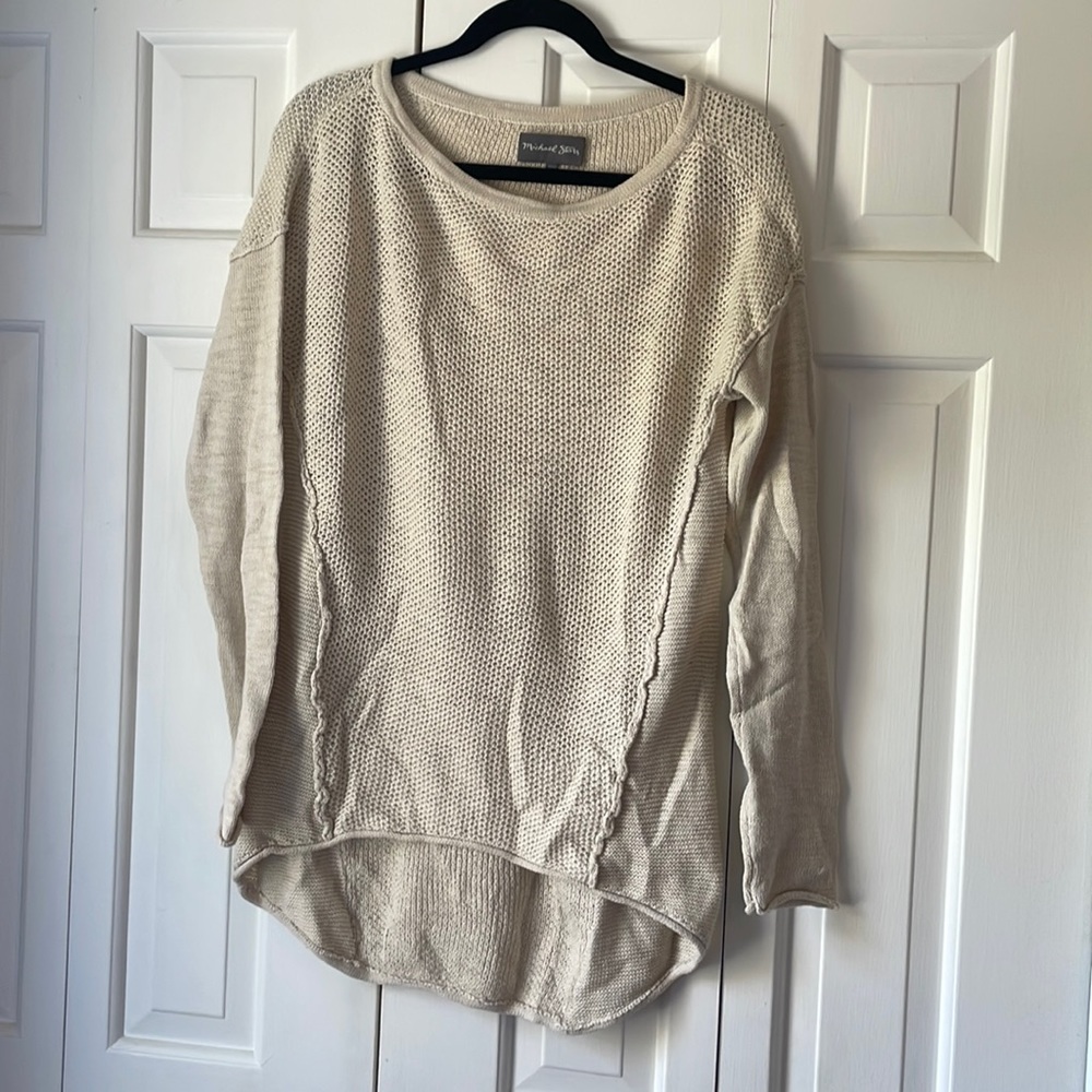 Oversized cream Michael stars sweater size xs/s